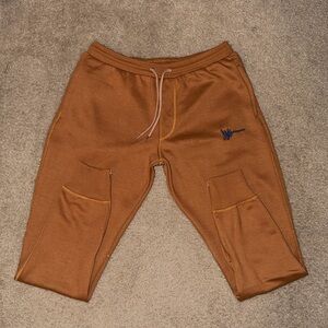 Walker Wear Luxury Athleisure Joggers, XL, Pumpkin Vintage Inspired